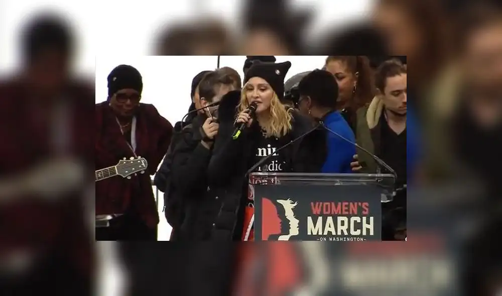 Madonna a Donald Trump: "He pensado en hacer explotar la Casa Blanca, pero escojo el amor"