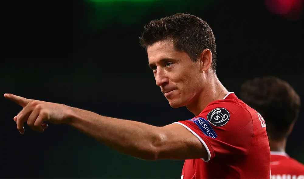 Robert Lewandowski sentenció la goleada del Bayern Múnich sobre Lyon en la segunda semifinal de Champions League. | Foto: AFP Robert Lewandowski sentenció la goleada del Bayern Múnich sobre Lyon en la segunda semifinal de Champions League. | Foto: AFP