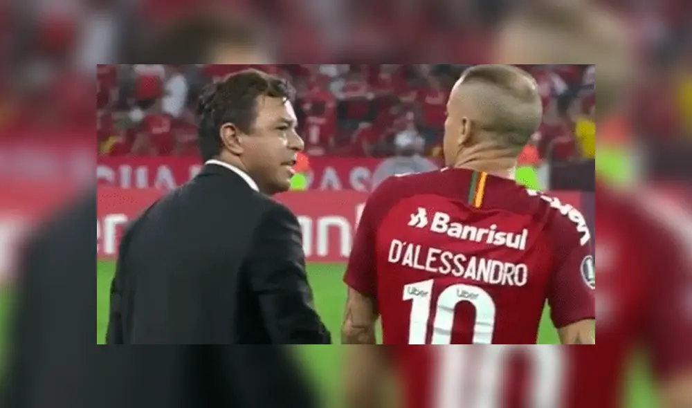 ¿Qué se dijeron? la charla entre Gallardo y D’Alessandro por Copa Libertadores [VIDEO]
