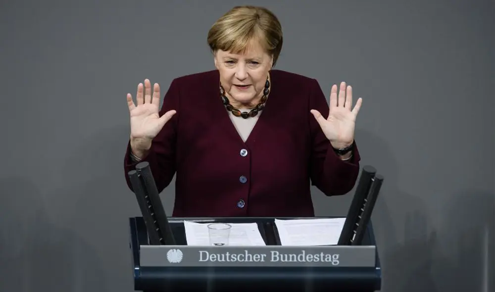 Angela Merkel pidió disciplina y solidaridad para enfrentar la pandemia de cara a las vacaciones de Navidad. Foto: Efe Angela Merkel pidió disciplina y solidaridad para enfrentar la pandemia de cara a las vacaciones de Navidad. Foto: Efe