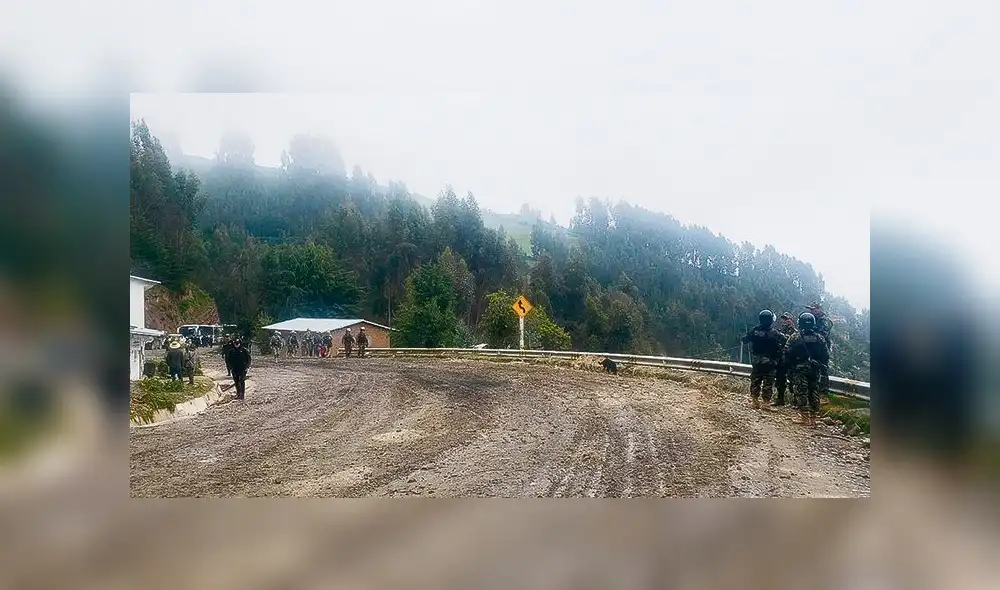 Pacífico. Al momento, no se reportó ningún enfrentamiento.