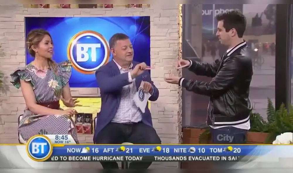 "Fue muy paja estar en el programa matinal más sintonizado de Canadá haciendo magia” , expresó. (Foto: Captura BT) "Fue muy paja estar en el programa matinal más sintonizado de Canadá haciendo magia” , expresó. (Foto: Captura BT)