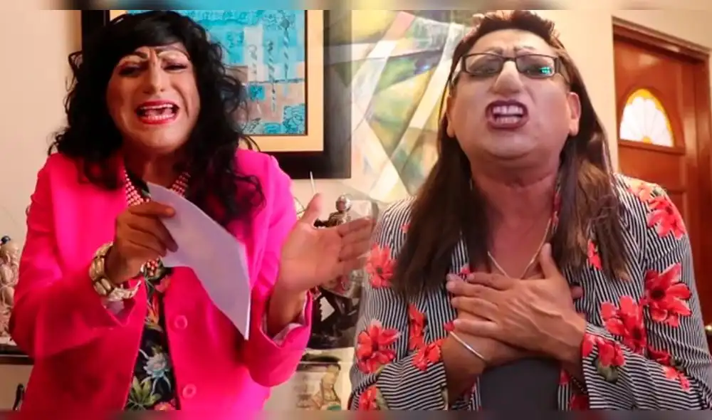 Milagros Leiva es parodiada por Carlos Álvarez tras discusión con Andrea Llosa. Foto: Composición Milagros Leiva es parodiada por Carlos Álvarez tras discusión con Andrea Llosa. Foto: Composición