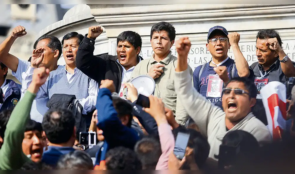Facción de Pedro Castillo busca la mayoría para desplazar al Sutep