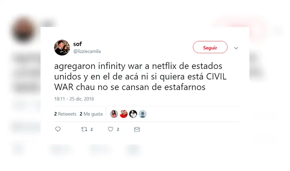 Netflix anunció a Infinity War para su servicio, pero amarga verdad fue revelada
