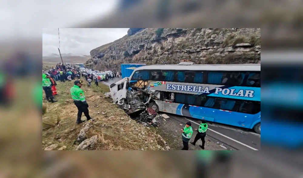 Accidente de tránsito en carretera Central deja seis muertos y 16 heridos. Foto: GLR