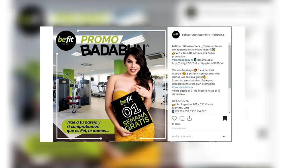 Instagram: gimnasio ofrece promoción al estilo 'Exponiendo Infieles' para parejas peruanas