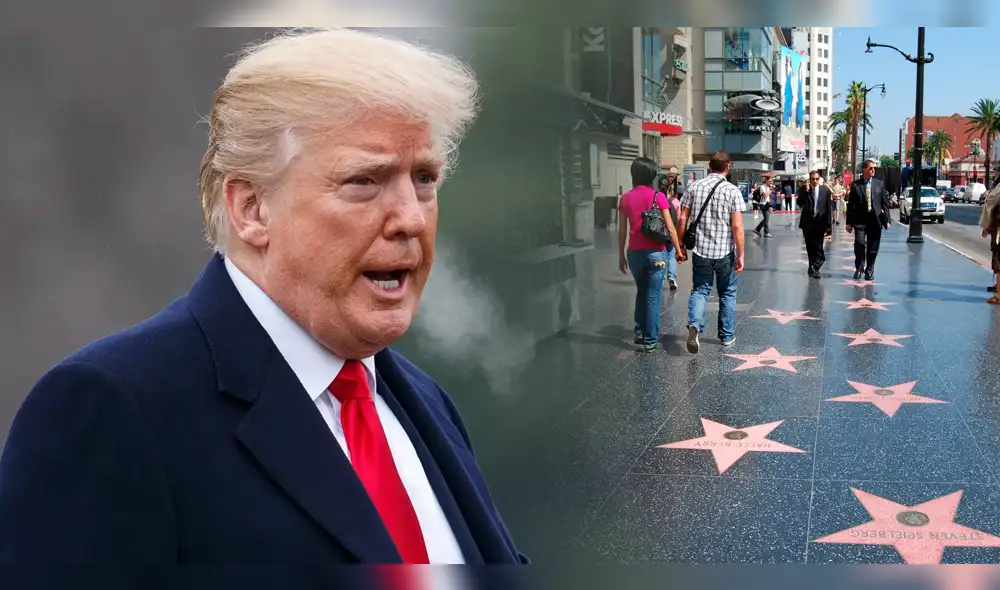 Donald Trump recibe desagradable sorpresa en el Paseo de la Fama de Los Ángeles [VIDEO]