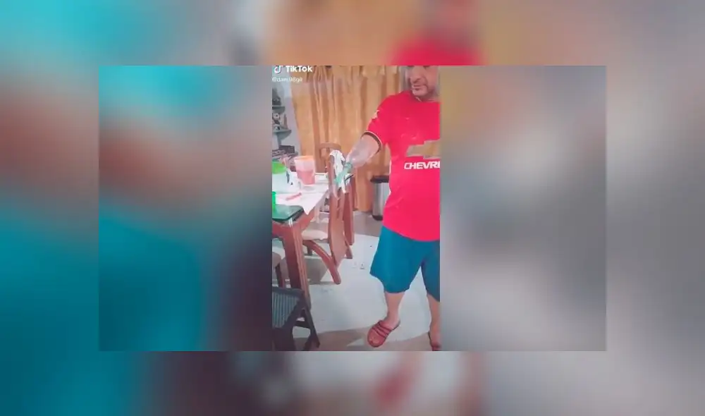 Desliza las imágenes para ver la increíble prótesis casera que construyó este hombre para su brazo amputado. Foto: dani98gil/TikTok