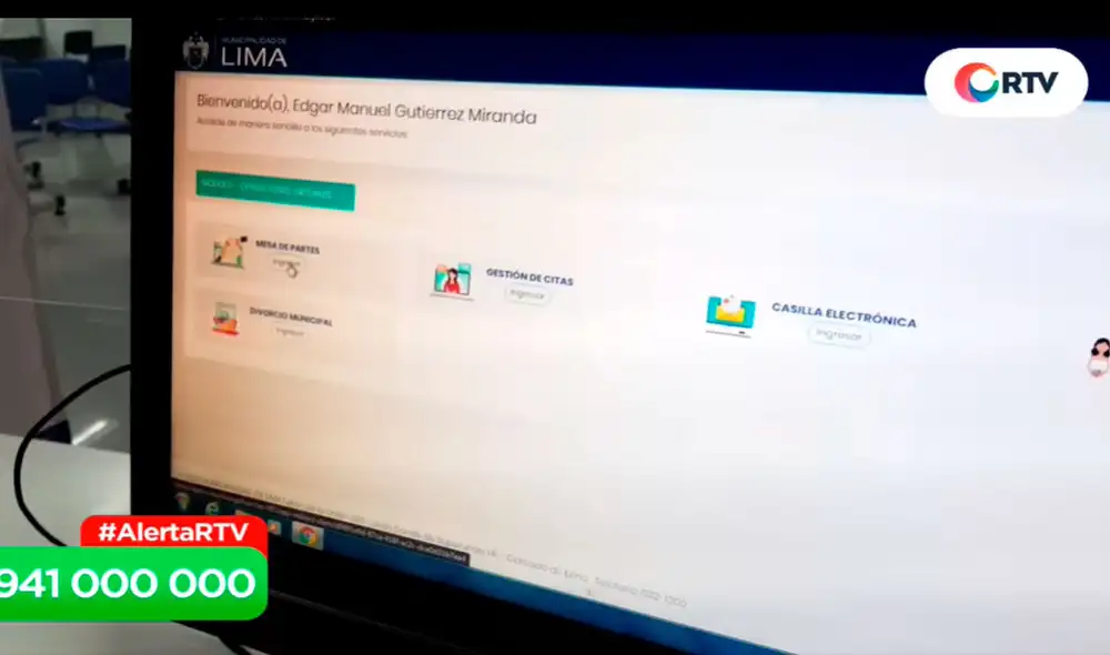 Autoridades pidieron usar las plataformas virtuales para evitar aglomeraciones. Foto: Captura RTV
