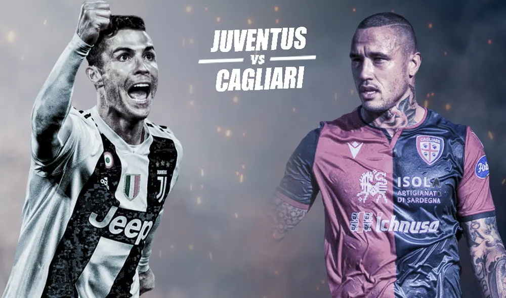 Juventus enfrenta al Cagliari por la Serie A.