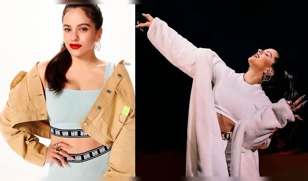 Difunden imágenes de Rosalía sin gota de maquillaje Difunden imágenes de Rosalía sin gota de maquillaje