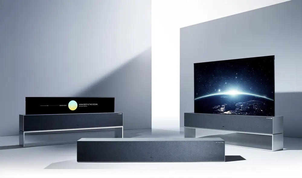 Los tres formatos de visualización que posee el televisor. Foto: LG