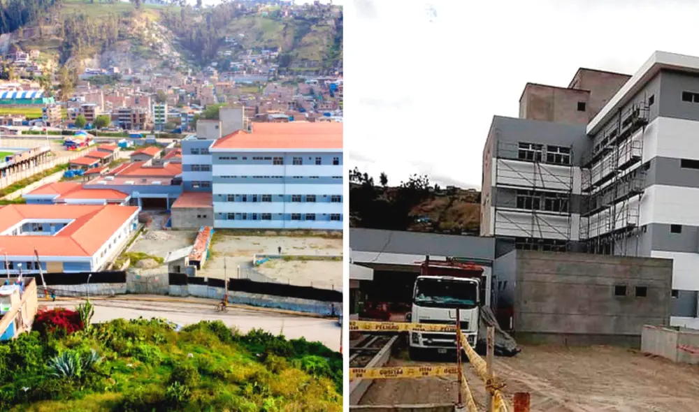 Nuevo Hospital Andahuaylas: más 13 años en construcción y podría beneficiar a más de 210.000 habitantes, pero está paralizado | Minsa | GORE Apurímac | Contraloría. Foto: composición LR/GORE Apurímac/Radio Titanka