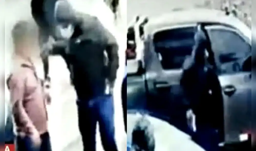 Cámaras de seguridad grabaron el robo. Foto: captura de Latina Cámaras de seguridad grabaron el robo. Foto: captura de Latina