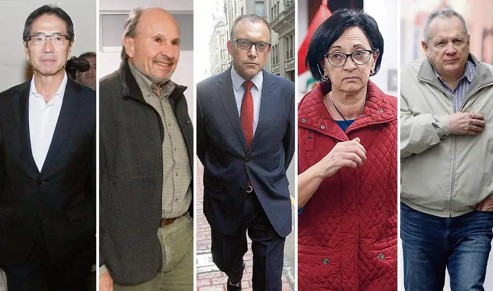 Acusación se mantiene. Imputación por lavado de activos contra Jaime Yoshiyama, Augusto Bedoya, Pier Figari, Ana Herz y Vicente Silva se mantiene por decisión del juez Víctor Zúñiga. Foto: composición LR