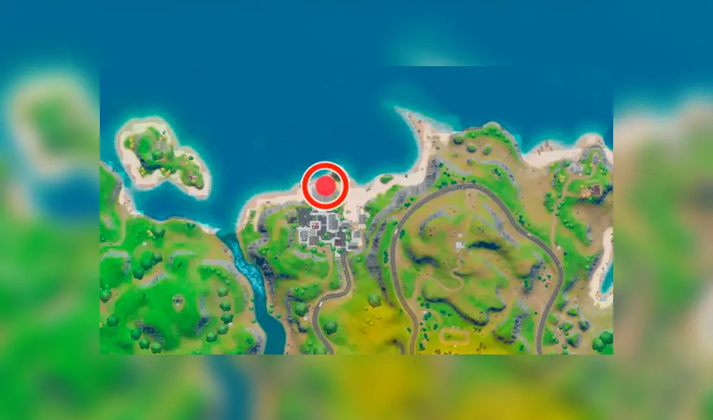 El mapa de la temporada 11 de Fortnite que necesitas para los desafíos de Mar Adentro del Capítulo 2.