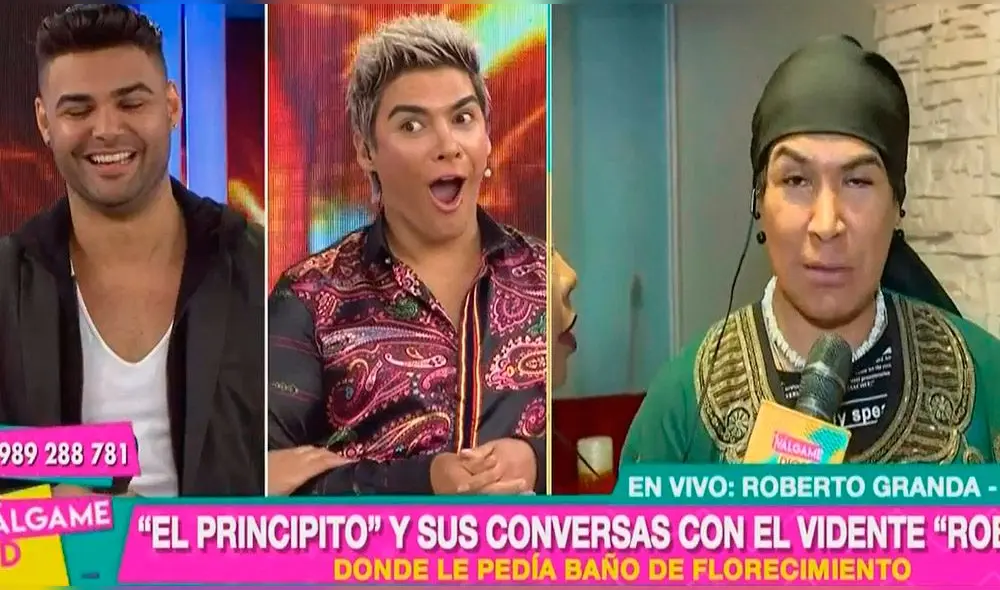 Erick Sabater se incomoda con comentario de vidente Roberto Granda