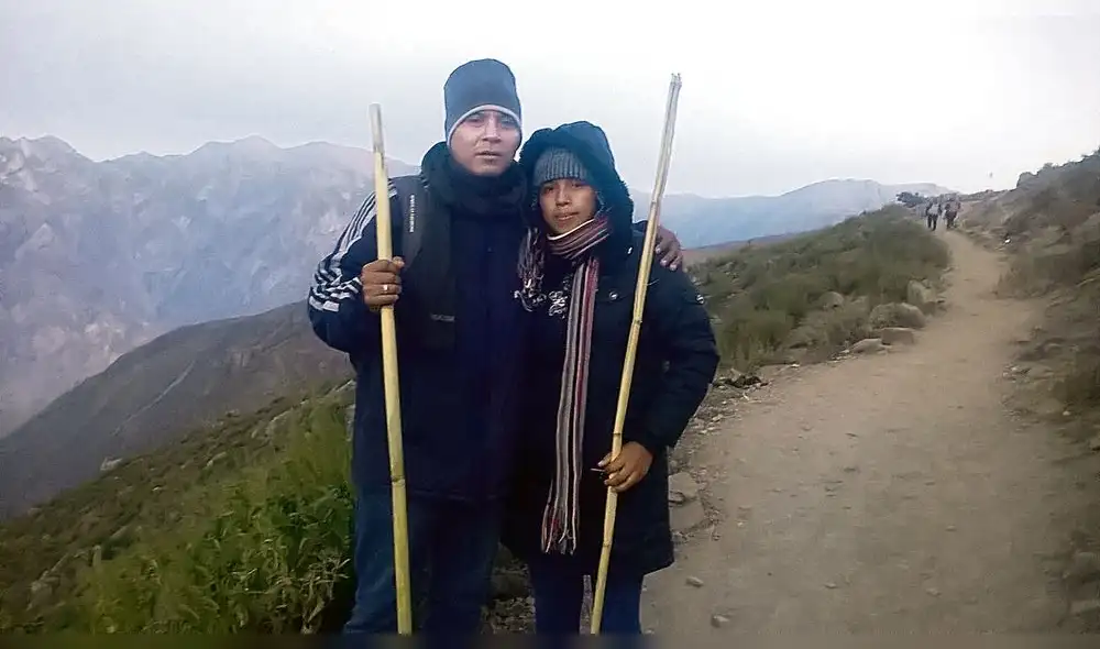 Carlos y vanessa. La pareja trabaja en zonas rurales.