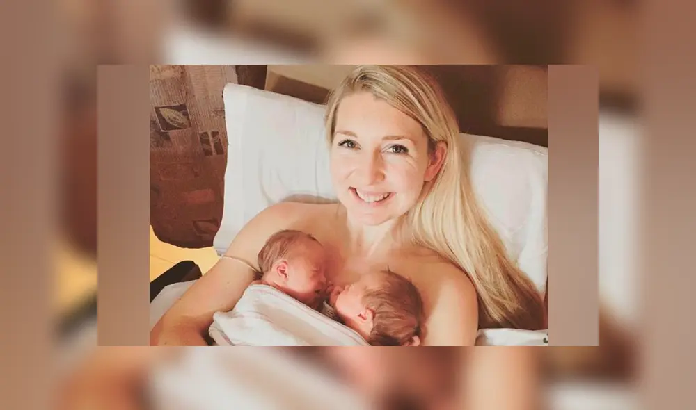 Rachael Prescott asegura que sus gemelas son sus dos milagros, al ser únicas en un millón de niños. (Captura: The Mirror)