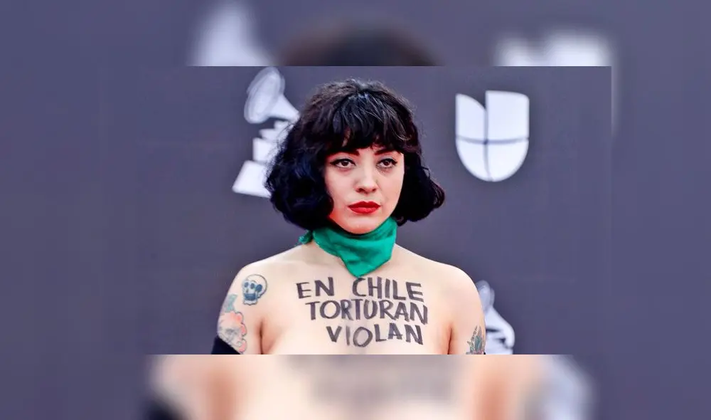 Carabineros de Chile no descarta tomar acciones legales contra Mon Laferte. Foto: Difusión