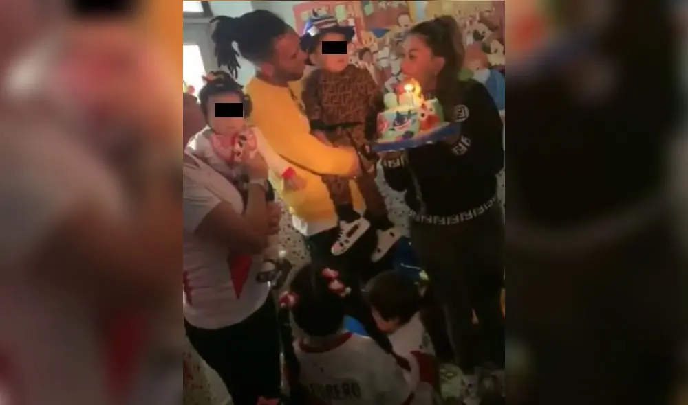 Pedro Gallese y su esposa Claudia Díaz celebran cumpleaños de su hijo