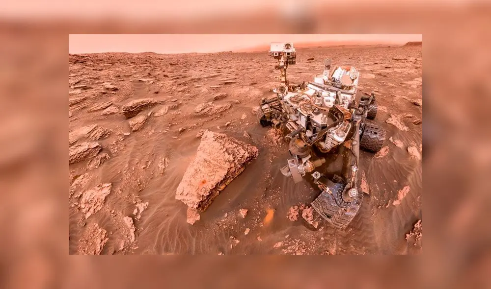 Actualmente, la NASA examina la superficie de Marte con su robot Curiosity.