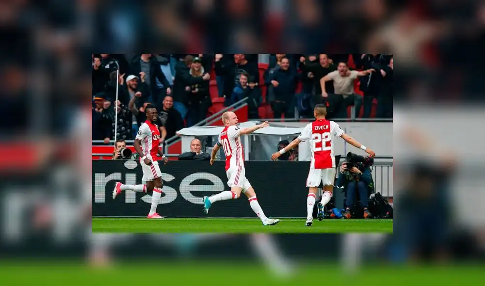 Goles y resumen: Ajax goleó sin problemas a Lyon por las semifinales de la Europa League [VIDEO]