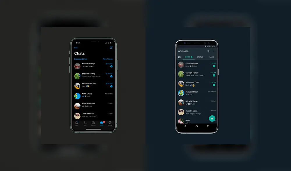 Conoce aquí las diferencia entre el modo oscuro de Android y del iPhone.