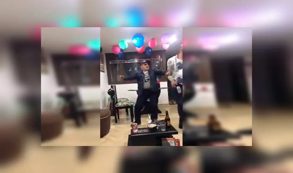 En Facebook, un señor festejó su cumpleaños al lado de sus familiares, pero terminó rompiendo la mesa. En Facebook, un señor festejó su cumpleaños al lado de sus familiares, pero terminó rompiendo la mesa.