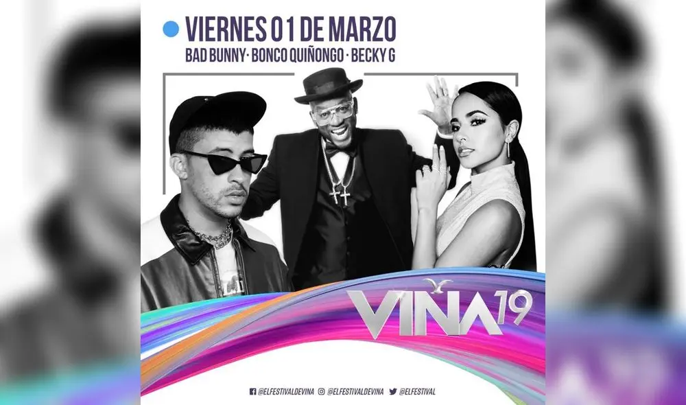Viña del Mar 2019: Día y hora de los conciertos de Bad Bunny, Becky G y más