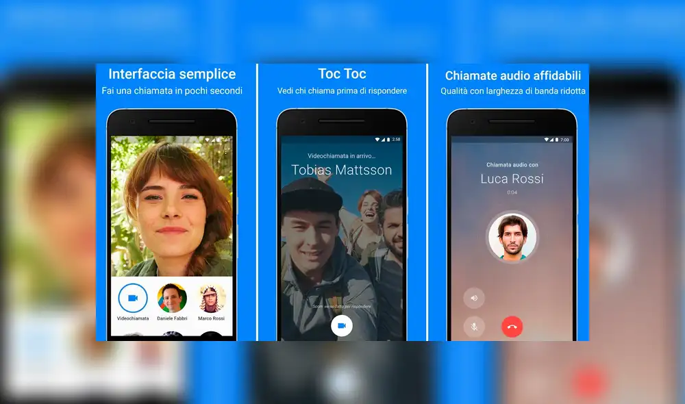 Google Duo tiene una versión de Android, iPhone y Web. Foto: Google Duo.