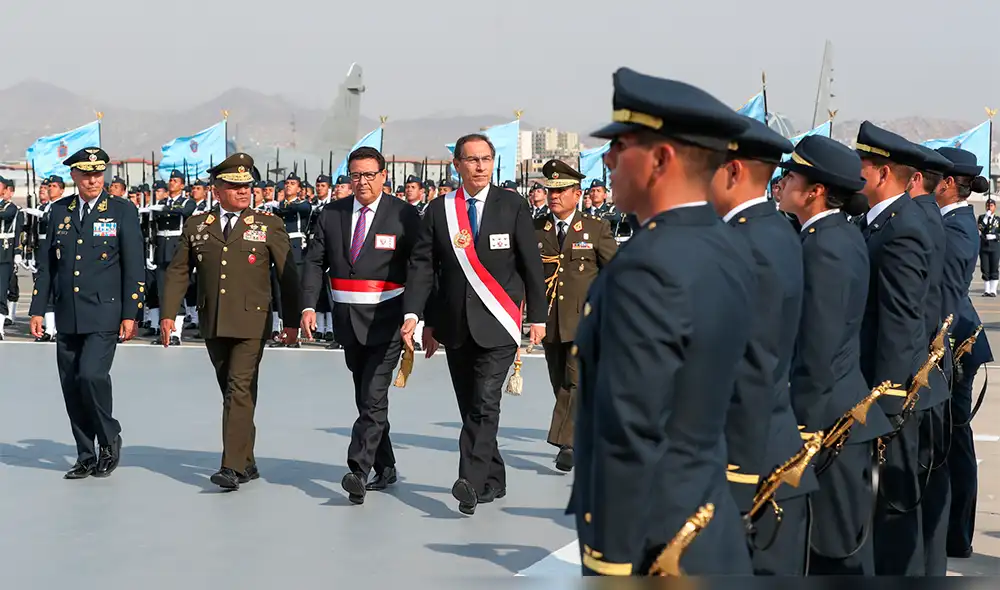 Vizcarra tomó juramento a 79 nuevos oficiales de la Fuerza Aérea [VIDEO]