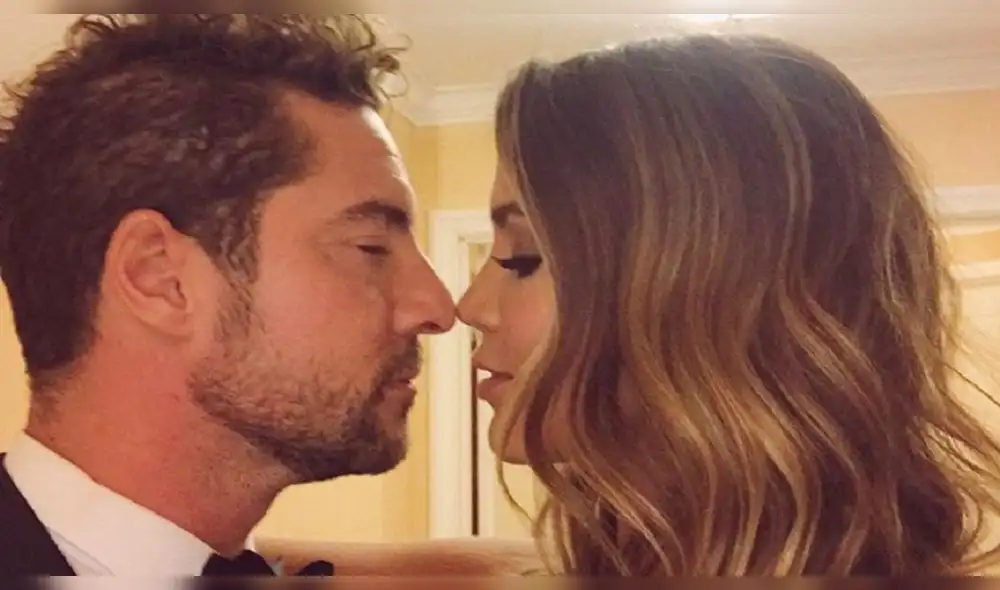 David Bisbal se casó con Rosanna Zanetti y él publicó foto del vestido en Instagram