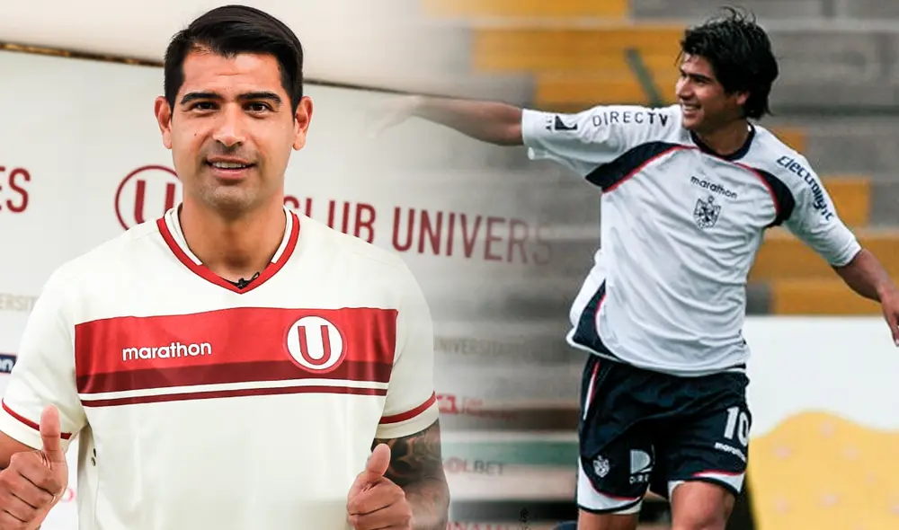Enzo Gutiérrez jugó en el fútbol peruano por San Martín mucho antes de llegar a Universitario. Foto: Composición Fabrizio Oviedo / Universitario / Archivo GLR