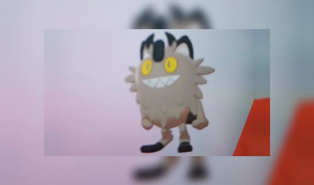 Así luce Meowth forma Galar en Pokémon Espada y Escudo