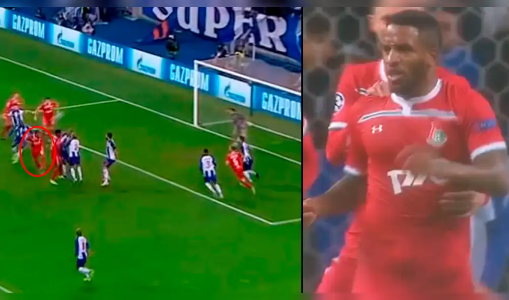 Jefferson Farfán anotó gol del honor del Lokomotiv ante Porto en Champions League [VIDEO] 