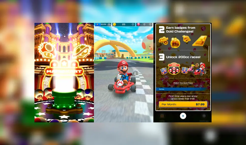 Mario Kart Tour ofrece un servicio de suscripción a 4,99 dólares mensuales ¿Te parece adecuado el rumbo de Nintendo con los juegos móviles? Mario Kart Tour ofrece un servicio de suscripción a 4,99 dólares mensuales ¿Te parece adecuado el rumbo de Nintendo con los juegos móviles?