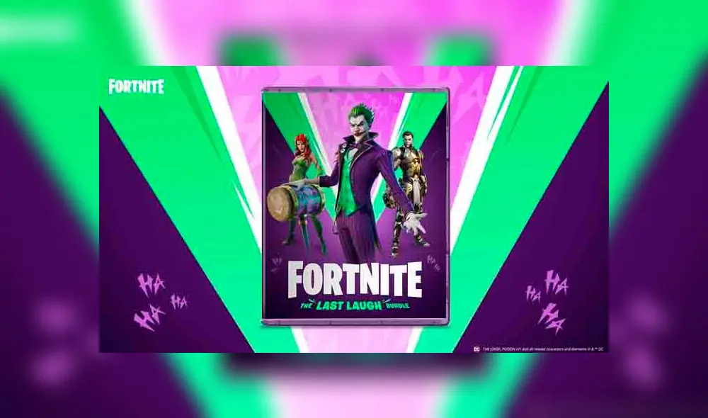 Joker, el villano más famoso de DC, llegará pronto a Fortnite. (Fotos: Fortnite) Joker, el villano más famoso de DC, llegará pronto a Fortnite. (Fotos: Fortnite)