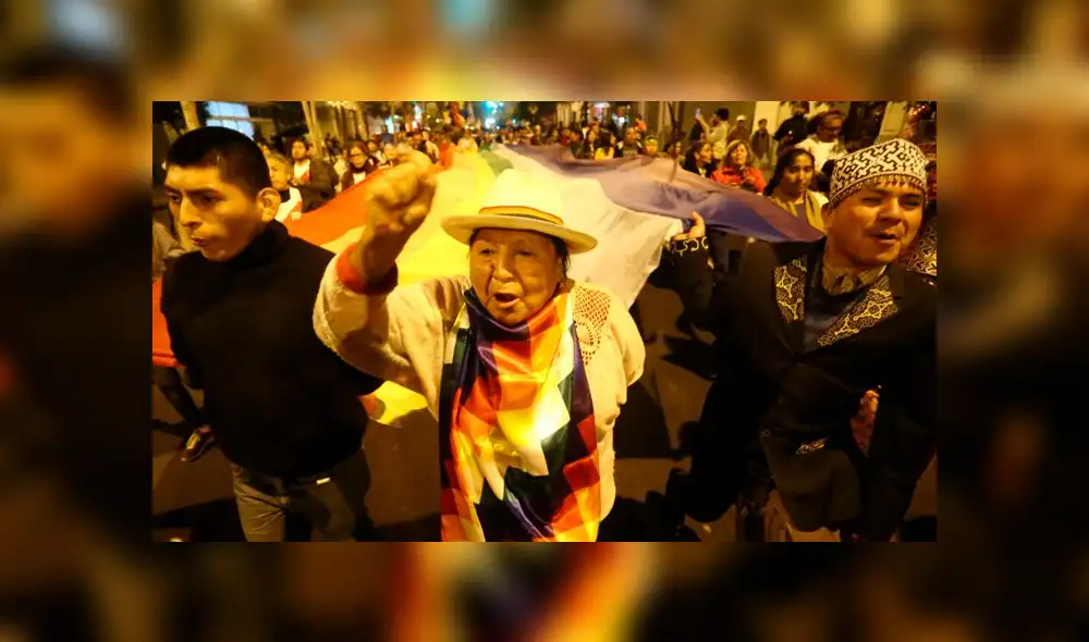 Convocan a nueva marcha nacional para cerrar el Congreso