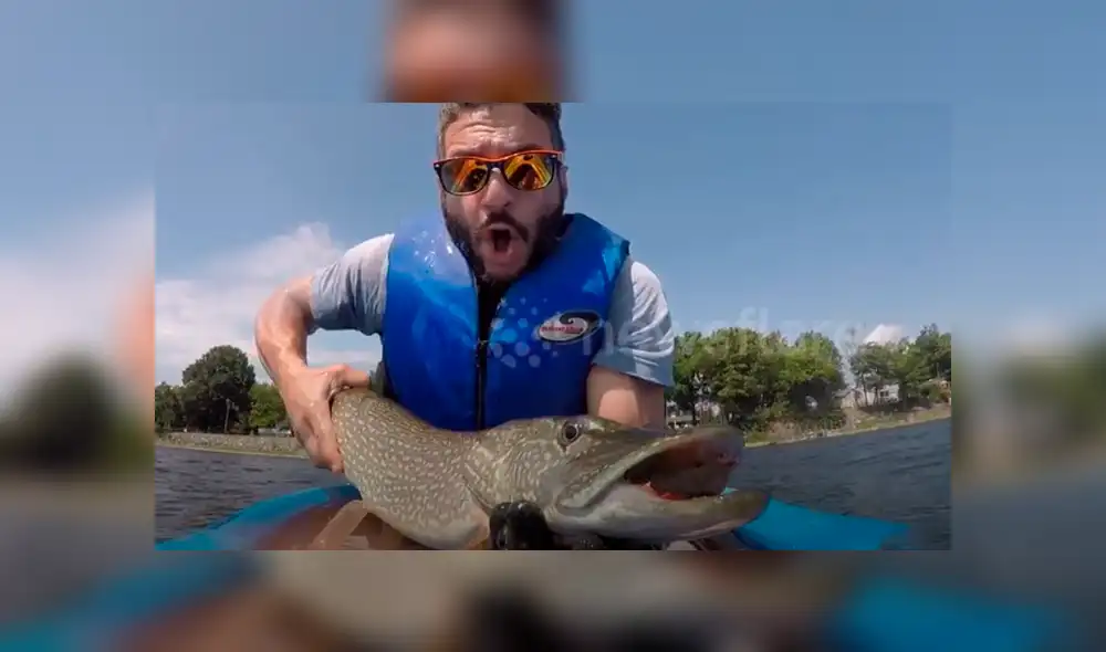Un video viral de YouTube registró lo que ocurrió con un pescador al atrapar a un enorme criatura marina. Un video viral de YouTube registró lo que ocurrió con un pescador al atrapar a un enorme criatura marina.