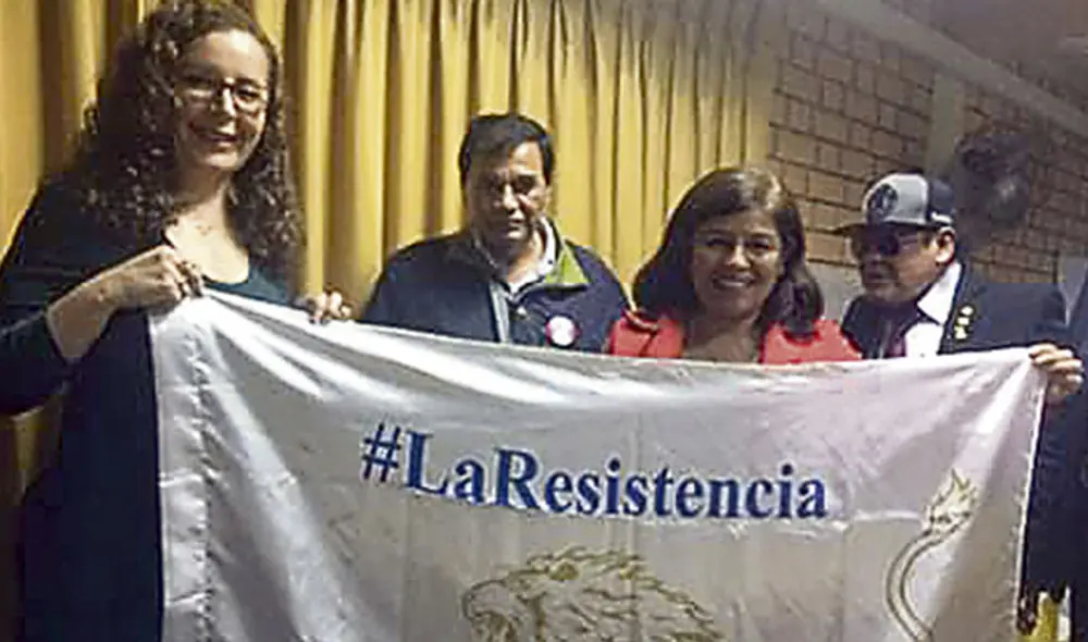 Adherente. Bartra se sumó a la campaña de odio del grupo.