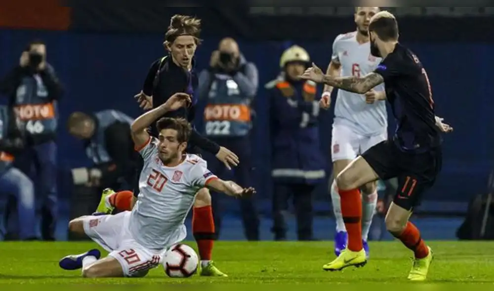 Sobre el final Croacia venció a España por la UEFA Nations League [RESUMEN Y GOLES]