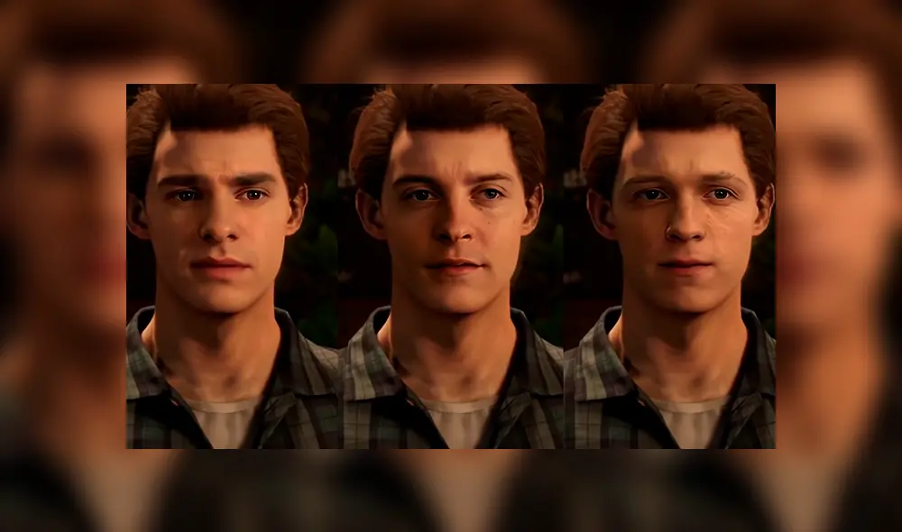 Tobey Maguire, Andrew Garfield y Tom Holland aparecen como Peter Parker en Marvel's Spider-Man. Fotocaptura: BabyZone.