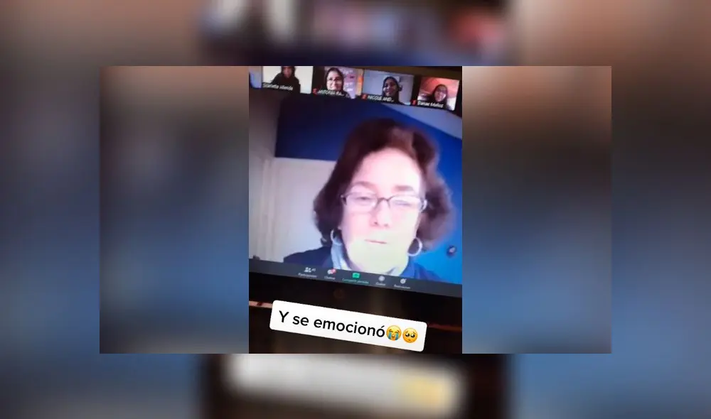 Desliza las imágenes para ver la emotiva reacción que tuvo una maestra al conocer a sus alumnos por videollamada. Foto: Karla Quezada/TikTok Desliza las imágenes para ver la emotiva reacción que tuvo una maestra al conocer a sus alumnos por videollamada. Foto: Karla Quezada/TikTok