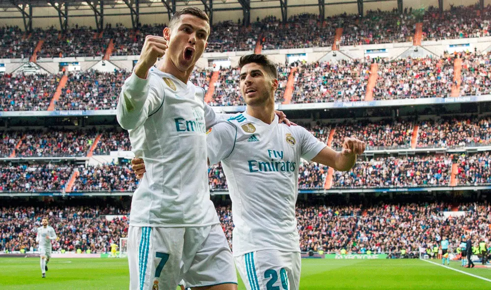 Cristiano Ronaldo envió un mensaje alentador a Marco Asensio, quien se lesionó y estará de baja al menos por seis meses. | Foto: EFE