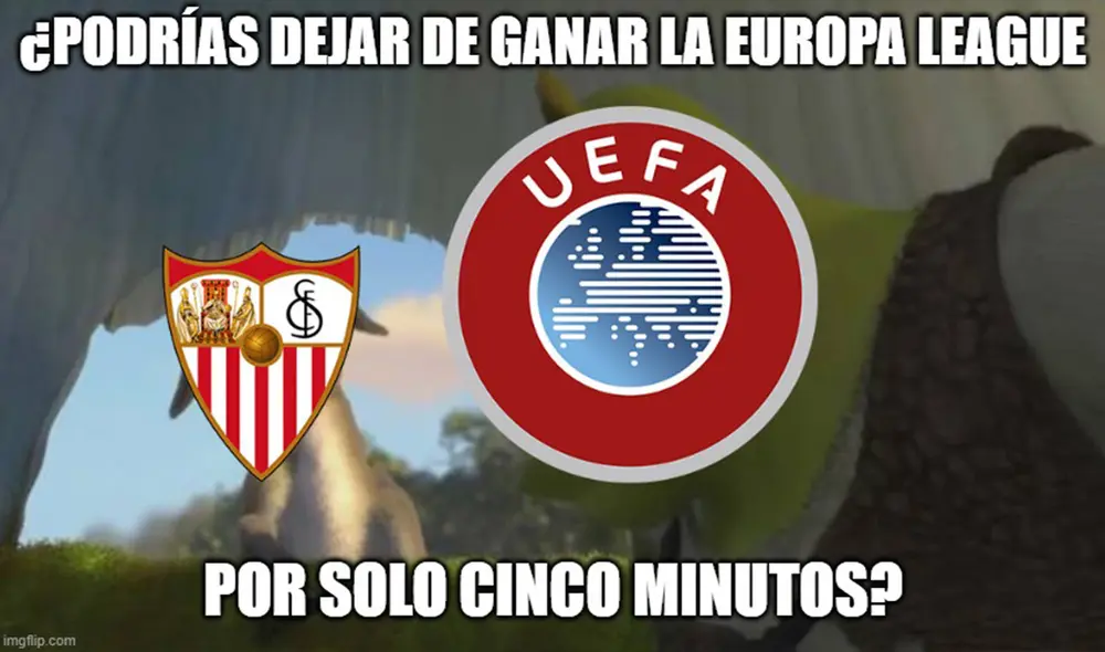 Inter vs. Sevilla: memes del partido.