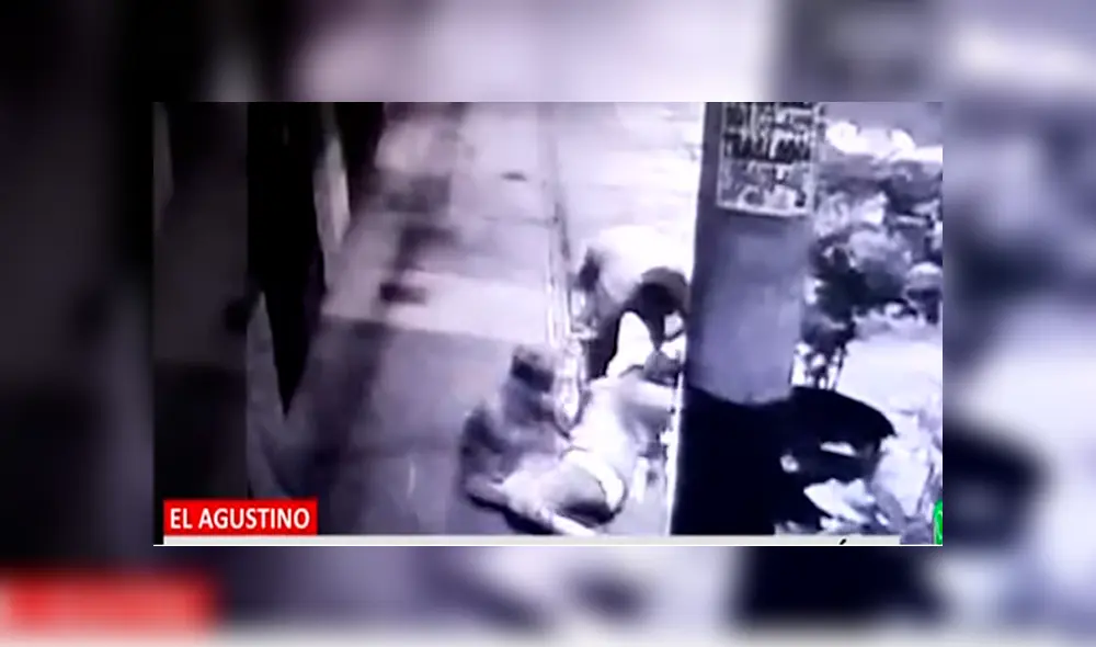 Delincuente que arrastró a víctima por una cartera fue capturado en El Agustino por la Depincri | Fotocaptura: 24 horas.