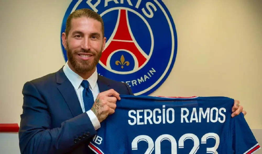 Sergio Ramos llegó al cuadro parisino tras quedar libre del Real Madrid. Foto: PSG Sergio Ramos llegó al cuadro parisino tras quedar libre del Real Madrid. Foto: PSG