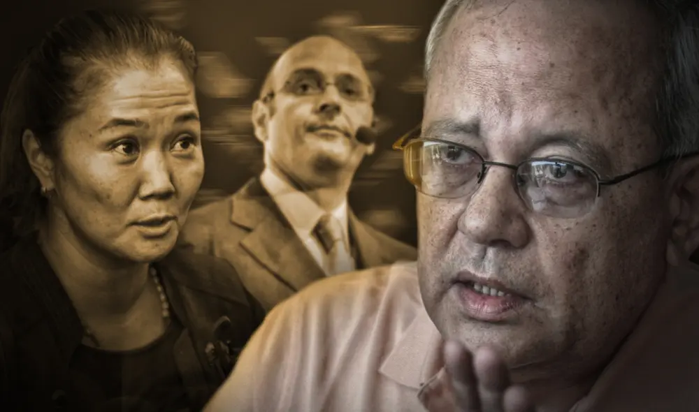 César Hildebrandt: ". ¿El fujimorismo teme no meter a su gente en el próximo Congreso? Pues allí está Solidaridad Nacional para servirle de seudónimo". Composición: Fabrizio Oviedo/La República.